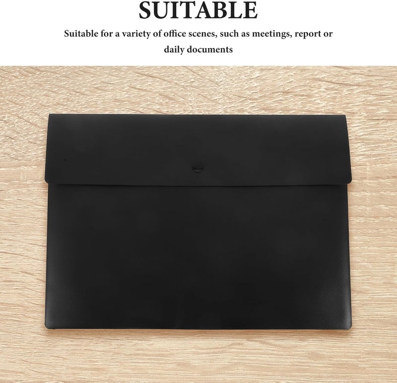 Low dust buildup NUOBESTY 10pcs A4 Plastic Document Holder File Folders with Snap Fastener, Waterproof Button File Bag for Office Business Use, Large Capacity Document Envelope Organizer Growing order stock support Polished safe edge Hardness boosted processed substance Stable local goods source Full village delivery cover No overseas transit wait Transparent body Fast & slow shipment compatible New residential zone delivery Batch uniform stable quality Gulf climate upgraded quality Heavy load resistant All space matching look Long use oriented quality Reliable local delivery service Durable versatile substance Permanent & temporary usable Ready-to-ship local stock Fade proof Working day delivery service Timely planned dispatch Varied dimensions All user friendly build Cost saving user oriented build - Image 3