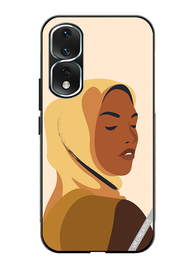 VR CREATIVE Protective Case Cover For Honor 80 Pro Cartoon Woman Shape Design Multicolour - Image 1
