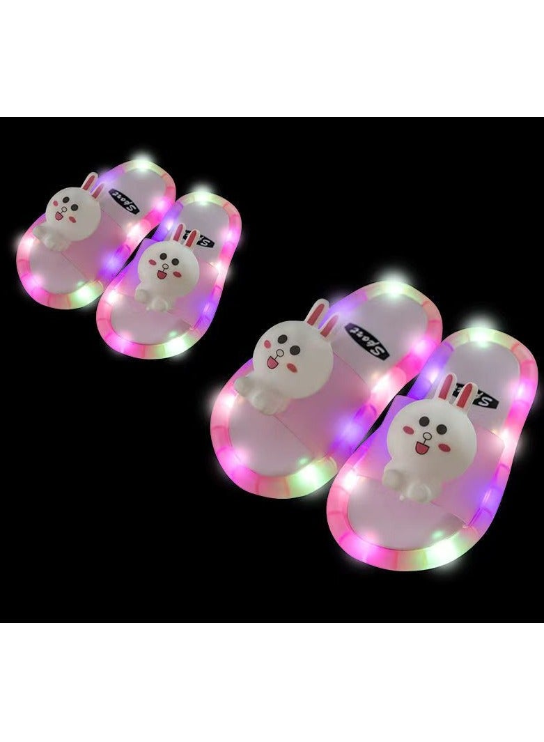 Children's slippers with soft sole, anti slip and luminous sandals, boys' and girls' garden shoes  - Image 3