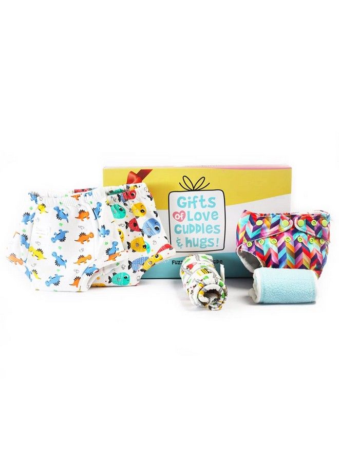 Superbottoms Gift Combo Pack Of 1 Freesize Uno And 3 Padded Underwear ; 1 Year Old Baby Gift ; Birthday Gift For 1 Year Baby Girl & Boy; Pack Of 5 Items - Image 3