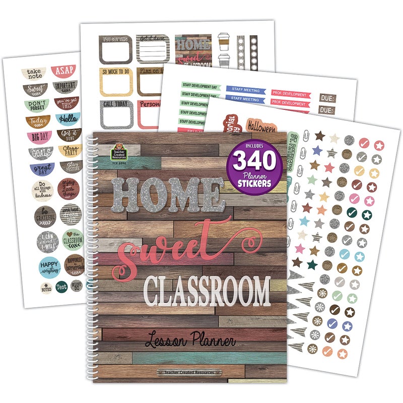 Teacher Created Resources Home Sweet Classroom Lesson Planner (TCR8294) - Image 1