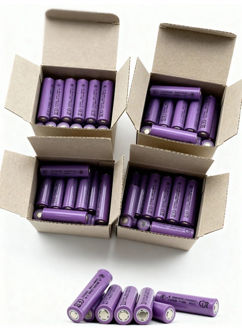 وبوت جي سي سي بطارية ليثيوم 18650 مسطّحة 3.7 فولت 1200 ملّي أمبير | خلايا طاقة آمنة وموثوقة لمختبرات التعليم STEM وسيّارات التحكّم عن بعد ( عبوة {10} قطع ) - Image 4