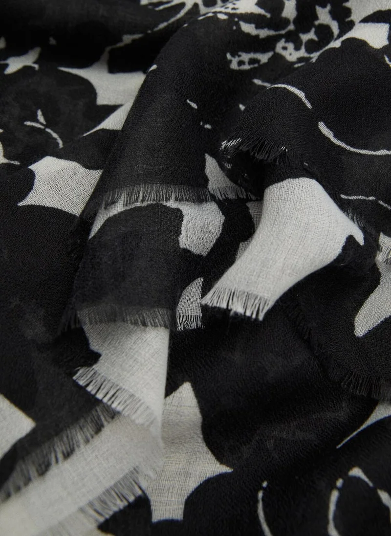 مانجو Floral Print Scarf