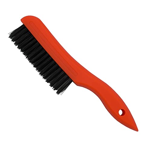 VASTOOLS Welding Chipping Hammer with Coil Spring Handle,10.5",Cone and Vertical Chisel/ 10" Wire Brush(Red),VASTOOLS Chipping Hammer - Image 3