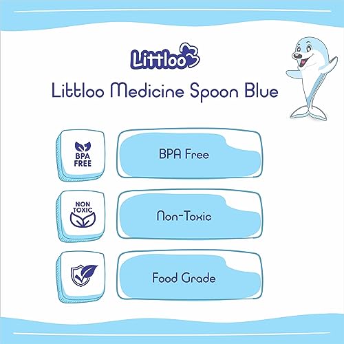 Littloo Baby Medicine Spoon (Blue) | Safe, Simple & Accurate Dosing Every Time - Image 4