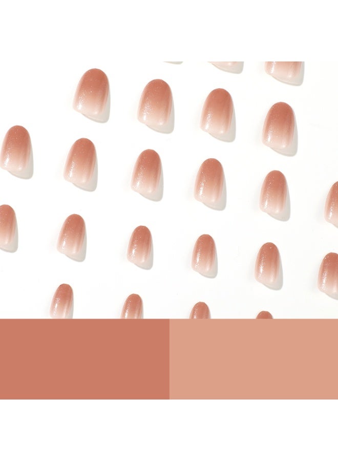 NIKITA.VIVI 24 قطعة أظافر لاصقة، أظافر مزيفة، مجموعة أظافر مزيفة للفتيات والنساء، ملحقات فن الأظافر، أظافر لاصقة مع ملصقات لاصقة للتطبيق السهل، مجموعة أظافر لاصقة - Image 4