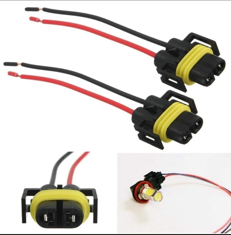 Auto Pearl H8/H11/H27 wiring harness socket holder female adapter Cable plug for HID headlight fog light lamp bulb set of 2 - Image 2