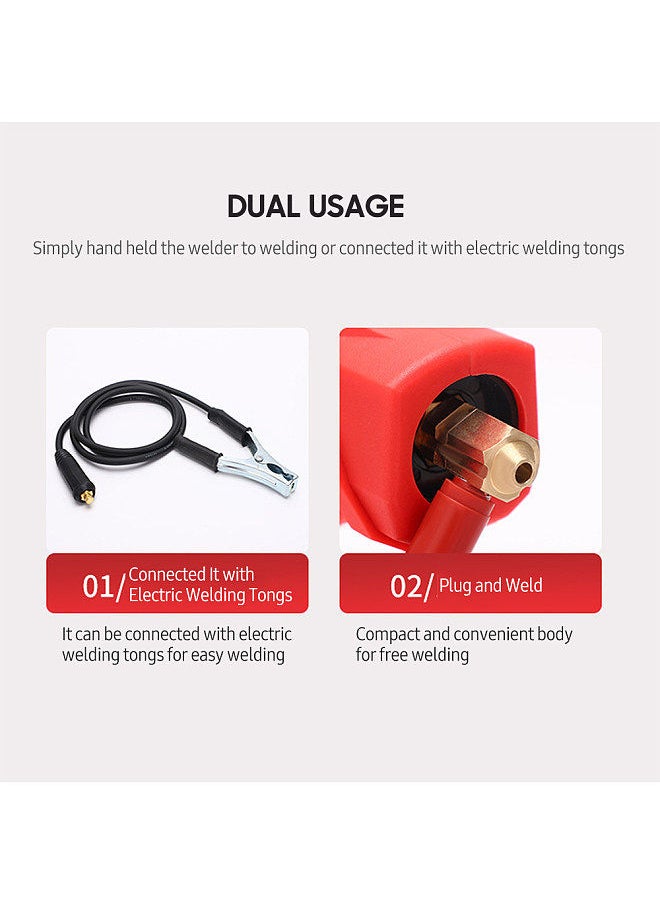 Generic - Portable DC Electric Welding Machine Multifunctional Hand-held Welder Digital Display LCD Welder 220V - Image 1
