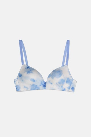 Women 1 Piece Tie Dye Padded Non Underwired Soft Cup Bra, Blue - pzsku/ZB8BFE873D895CF168625Z/45/1750688431/220d5b1c-84e5-4586-a980-fde97a42b9cd