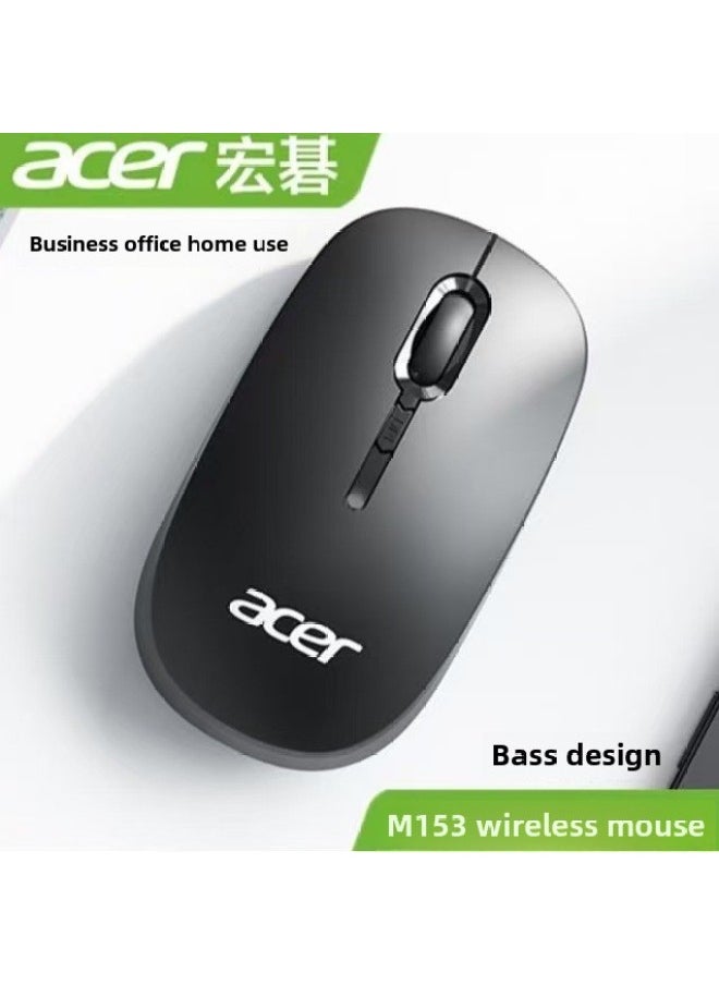 Generic Philips 7315 Wireless Mouse Charging Mute Desktop Computer Desktop Office Game E-sports Mouse Wholesale-Color:Acer M153 Wireless Battery Version Black  - Image 1