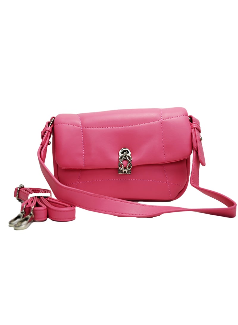 Small Handbag for Women With PU Leather Handle - Image 3