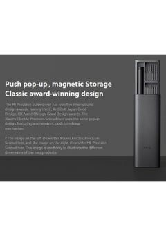 Xiaomi Mi Electric Precision Rechargeable Screwdriver | 2 Speed Adjustable Torque | 24 Screwdriving Kit-Magnetic Container | Handheld S2 Steel Screwdriver  - Image 3