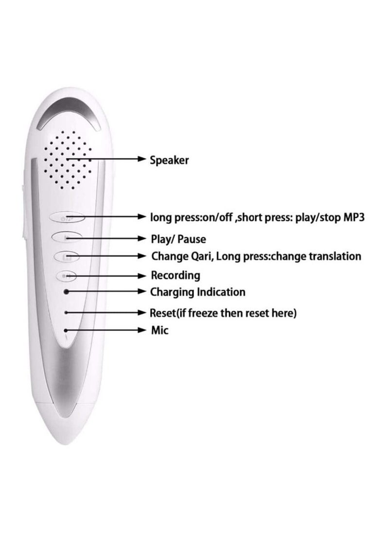 The Quran Reading Pen With 32GB Memory, Also Bluetooth Plus 16 Extra Books