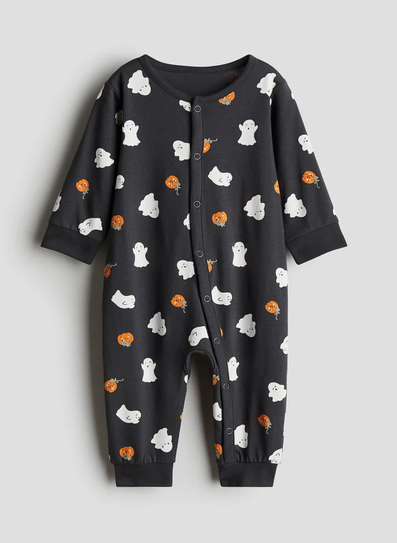 H&M Patterned Sleepsuit