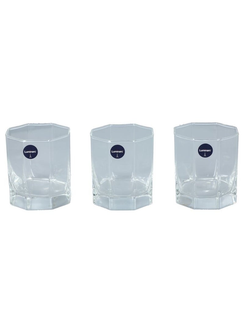 Luminarc 3-Piece Octime Glass Tumbler Clear - Image 2