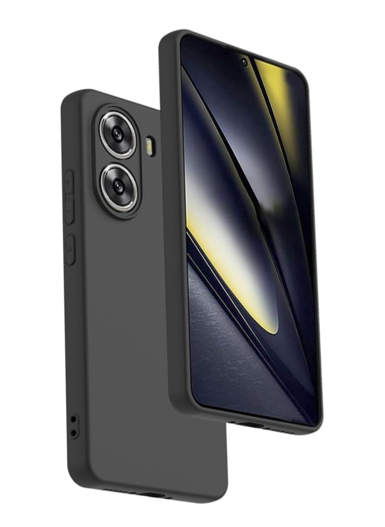 Houmt Xiaomi Poco X7 Pro 5G Case Cover Liquid Silicone Gel Rubber Protective Case Anti-Scratch with Inner Microfiber Lining Cover For Xiaomi Poco X7 Pro 5G  - Image 1