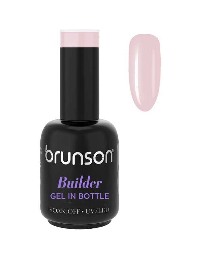 brunson Builder Gel, 10 in-1 Builder Gel In A Bottle 18ml  Soak Off UV/LED Hard Gel for Nail extension Builder Base Gel Nail Polish for Long lasting Fake Nails Manicure Strong Nails Tips for Nail Art  Bbg09