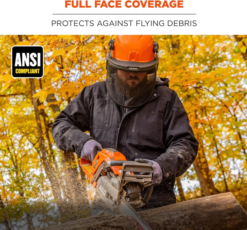 Ergodyne Skullerz 8989 Hard Hat Mesh Face Shield Attachment Adapter for Hard Hat and Safety Helmets - Image 3