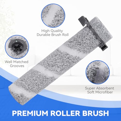 JoaSinc 3930F Brush Roll Filter Replacement for Bissell Crosswave OmniForce Edge Cordless Multi-Surface Hard Floor Cleaner Wet Dry Vacuum 3930F/3933/v2/3999z, 3 Brush Rolls & 2 Filters Accessories - Image 3