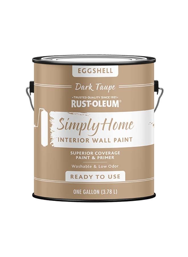 Krud Kutter 1 gal Rust-Oleum 332142 Dark Taupe Simply Home Interior Wall Paint, Eggshell