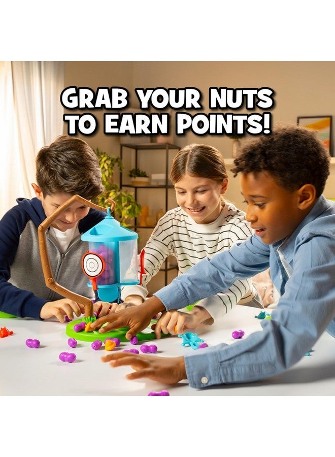 PlayMonster Flying Squirrels Feeder Frenzy Board Game - Kids Games, Family Games for Kids and Adults, Board Games for Family Night, Multi-Player Board Games, Aim & Release Nuts to Win, Ages 6+ - Image 5