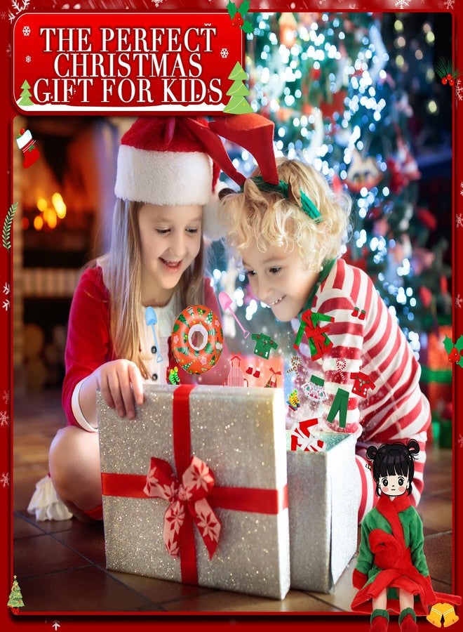 Cutecrop 20 Pcs Christmas Doll Accessories Set Includes Snow Tube Christmas Clothing, Bathrobe, Scarf, Skirts, Apron, Chef Hat, Socks and Accessories for Xmas Doll Decor(Classic Style) - Image 3