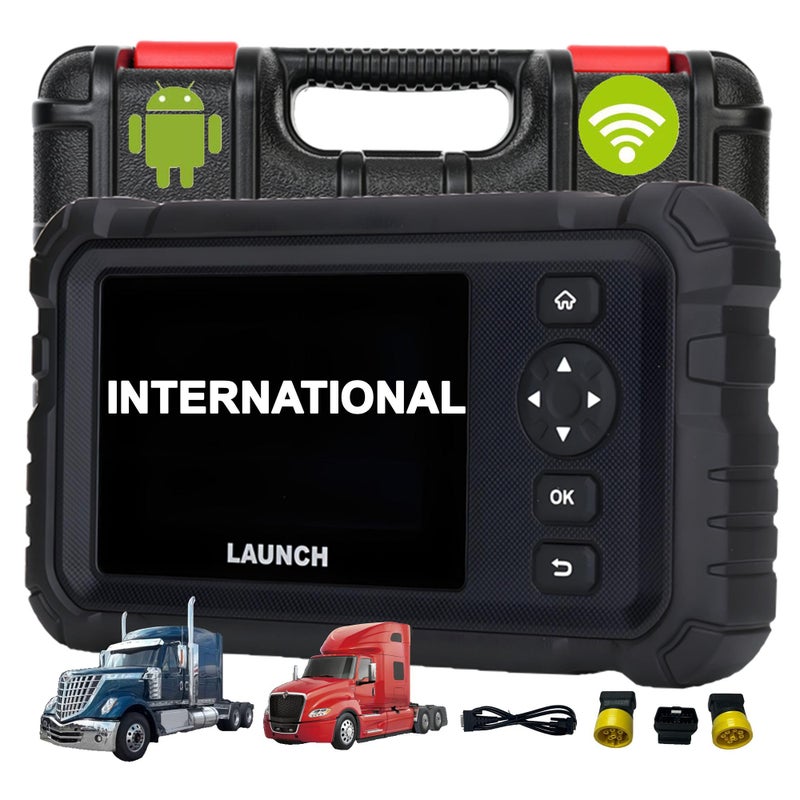 Launch Scanner CAT Caterpillar Industrial Truck Construction Machinery Diesel Generator Set Vessel Diagnostic Scan Tool Actuation TestCodingSpecial Functions Full System Diagnosis