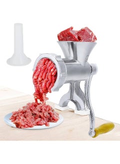 NAFO Manual Meat Grinder Stainless Steel Hand Suction Cup Base & Clamp with Filling Nozzle for Vegetables Grinding & Sausage Stuffing  - Image 1