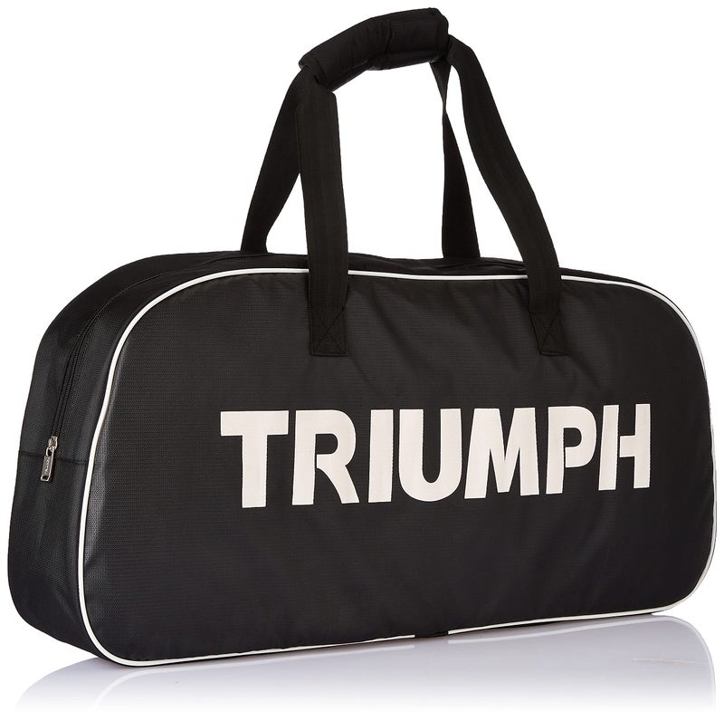 Triumph Velocity Graphite Hotmelt Light Weight Strung Badminton Racket with Cosmic-3R Single Compartment Badminton Bag Black/Red - Image 2