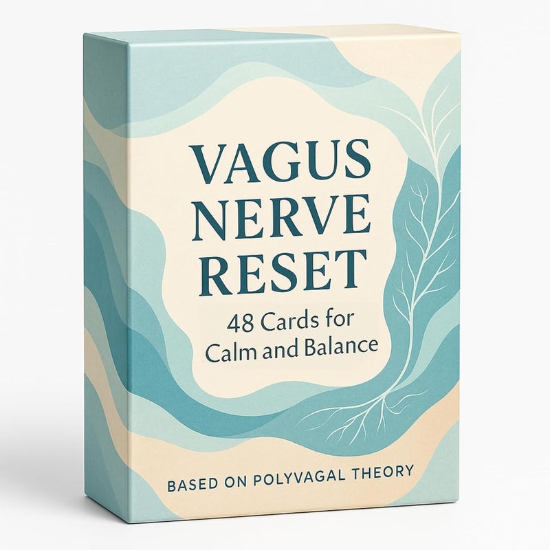 Vagus Nerve Reset Deck  Somatic Exercises for Nervous System Regulation  Mental Health  Polyvagal TheoryBased Therapy Games  SelfCare Gifts for Therapists - Image 1