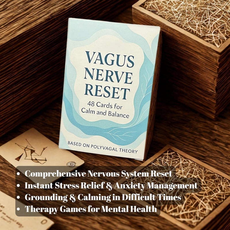 Vagus Nerve Reset Deck  Somatic Exercises for Nervous System Regulation  Mental Health  Polyvagal TheoryBased Therapy Games  SelfCare Gifts for Therapists - Image 4