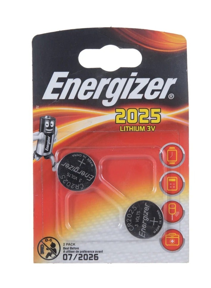 Energizer Energizer 2025 Lithium Coin - Pack of 2 