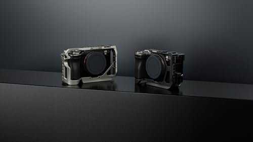 Tilta Half Camera Cage for a7C II / a7C R | Mount Accessories via Cold Shoe, NATO Rail, 1/4"-20 w/Locating Points | HDMI Clamp | Arca Ready (Black) - Image 5