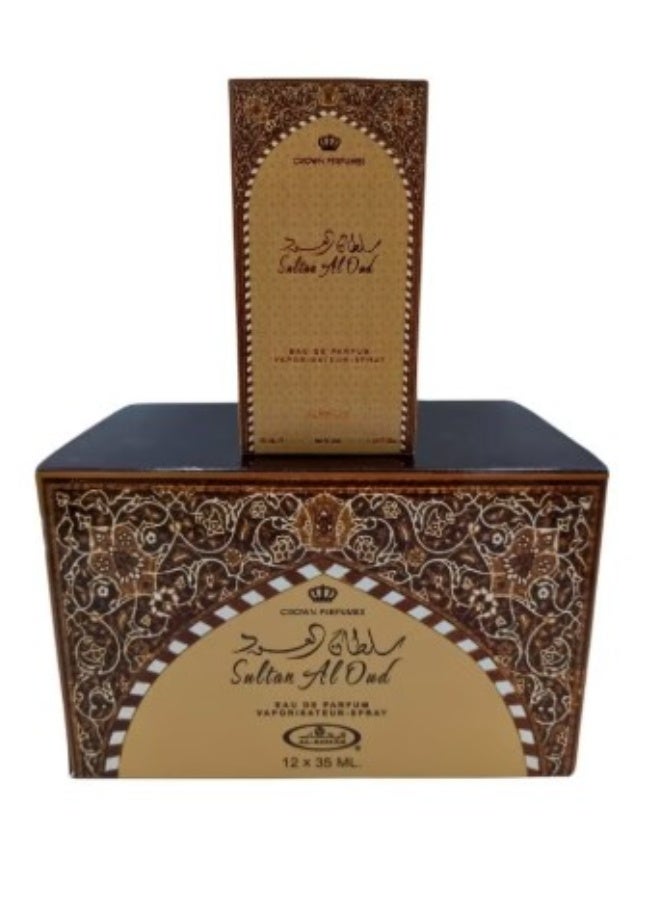 الرحاب عطر سلطان العود 12 قطعة 35 مل