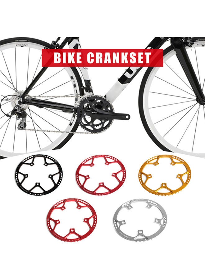 NIBEMINENT 5 Bolts Single Crank Round Chain Ring 130millimeter  - Image 2