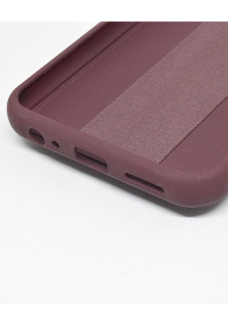 BORTONY Fully Covered With Finger Grip Stand Holder Anti Slip Shockproof Protective Case Cover For Samsung Galaxy A22 (5G) - Image 4