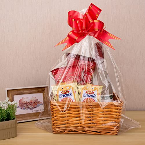Awpeye Cellophane Bags 25 Pack, Cellophane Gift Bags, Cellophane Wide Clear Bags For Mugs, Wine Bottles And Small Baskets 2 Mil Thick - Image 5
