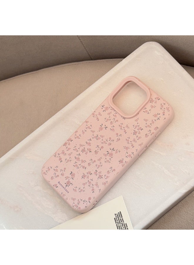 NIBEMINENT Pink Roses Protective TPU Case Cover For iPhone 15 Pro Max - Image 2