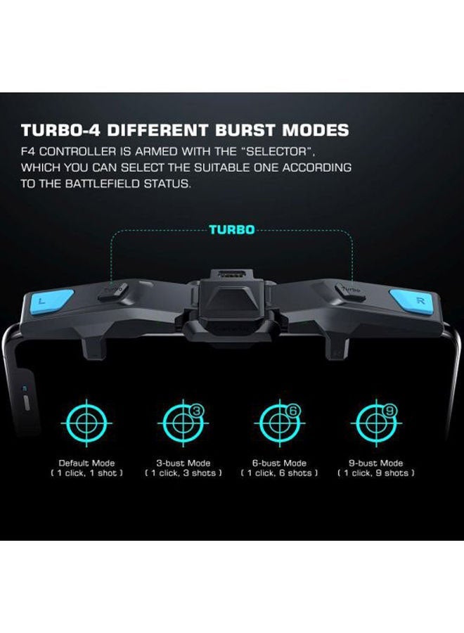 ELTRAZONE F4 Mobile Gaming Joystick Wireless Controller – Ergonomic Bluetooth Gamepad for Android & iOS Smartphones, Compatible with Popular Mobile Games, Easy Setup, Portable Design for Precise Control and Enhanced Gaming Experience on the Go - Image 4