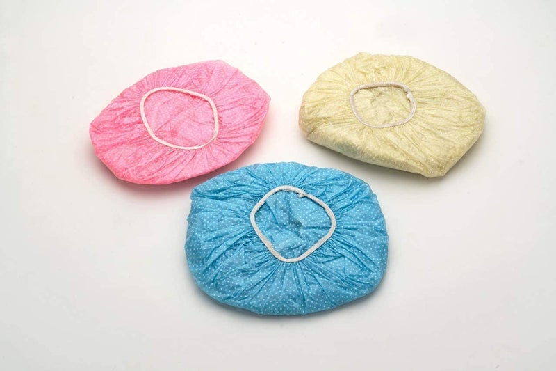 RKR (3 Pieces) Waterproof Reusable Bathroom Shower Caps For Women, Kids, Men, Babies, Homes, Spas, Salons, Hair Treatment, Beauty Parlors (?????????? ??? ????? ??? ????) - Image 5