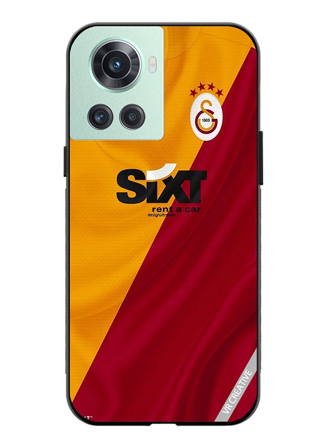 VR CREATIVE Protective Case Cover For OnePlus 10R Nike Galatasaray 2022 Home Kit Design Design Multicolour - Image 1