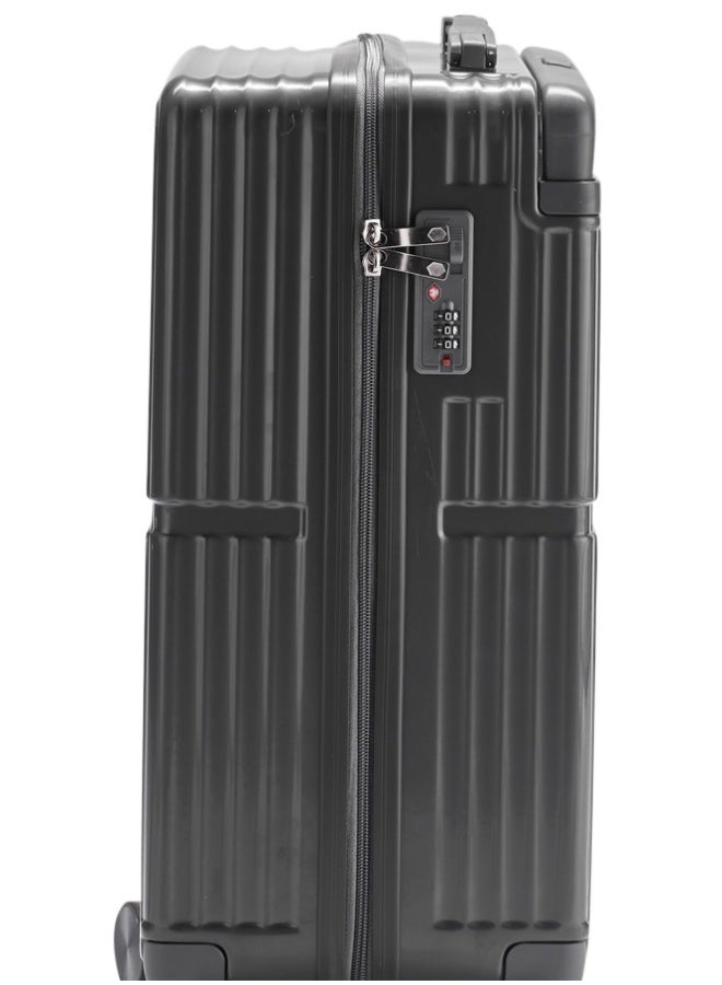 LIMRA Travel Bag From Limra Made Of PC Cabin Carry Check-In Luggage Trolley Size 20 inch Color Grey - Image 4