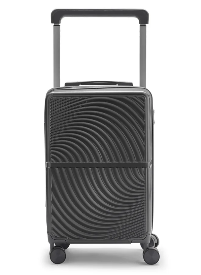 LIMRA Travel Bag From Limra Made Of PC Cabin Carry Check-In Luggage Trolley Size 20 inch Color Grey