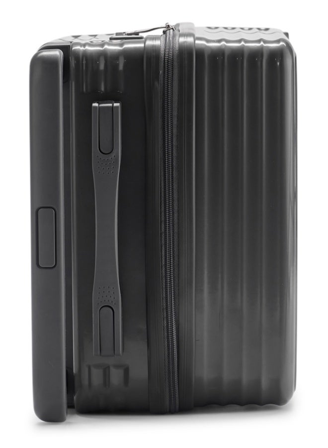 LIMRA Travel Bag From Limra Made Of PC Cabin Carry Check-In Luggage Trolley Size 20 inch Color Grey - Image 5