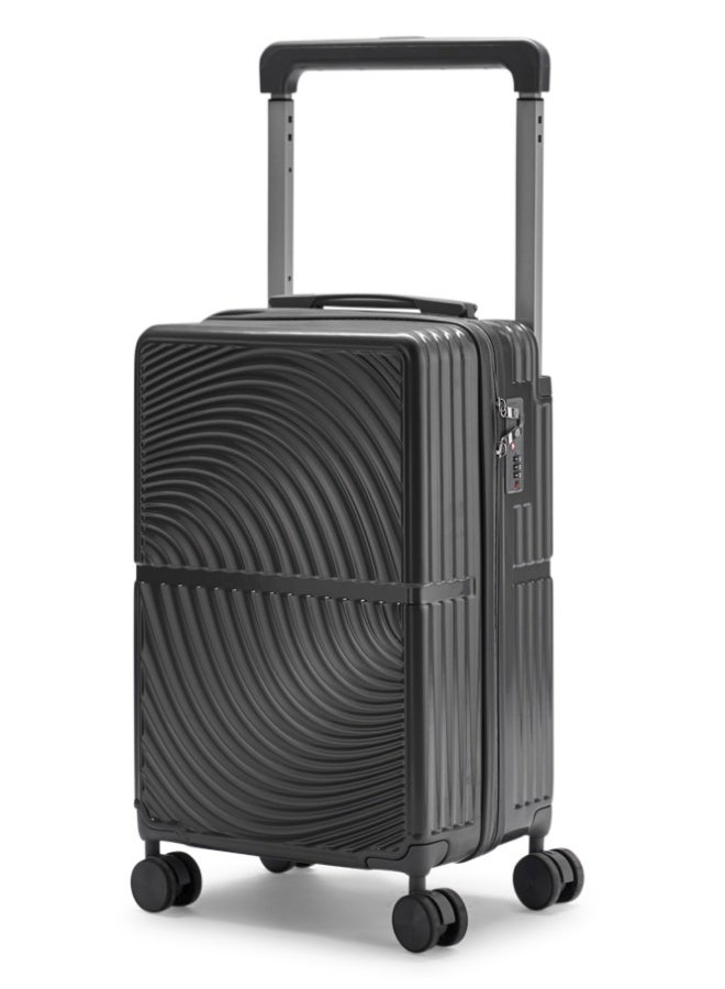 LIMRA Travel Bag From Limra Made Of PC Cabin Carry Check-In Luggage Trolley Size 20 inch Color Grey - Image 1