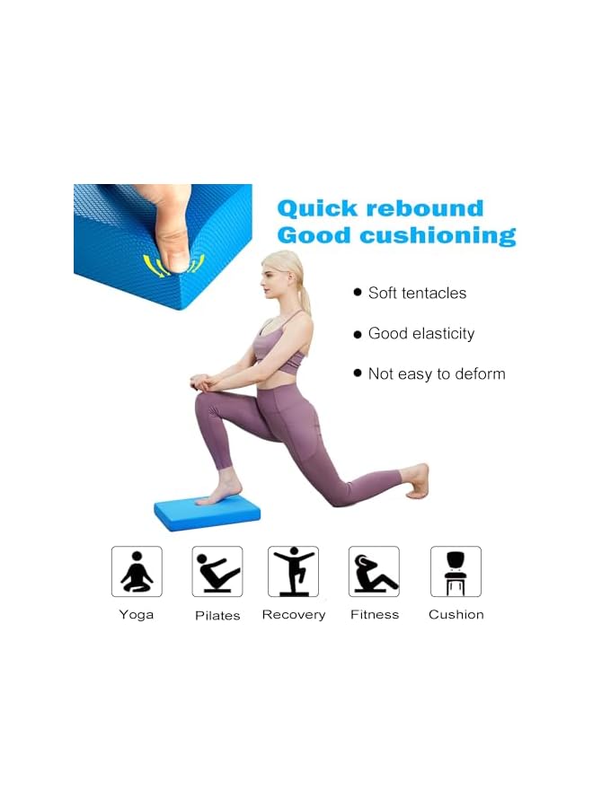 PROMASS وسادة توازن فوم، وسادات توازن للعلاج الطبيعي، حصيرة توازن، وسادة فوم للتوازن، للتدريب على اللياقة البدنية والثبات، اليوغا، العلاج الطبيعي - Image 3