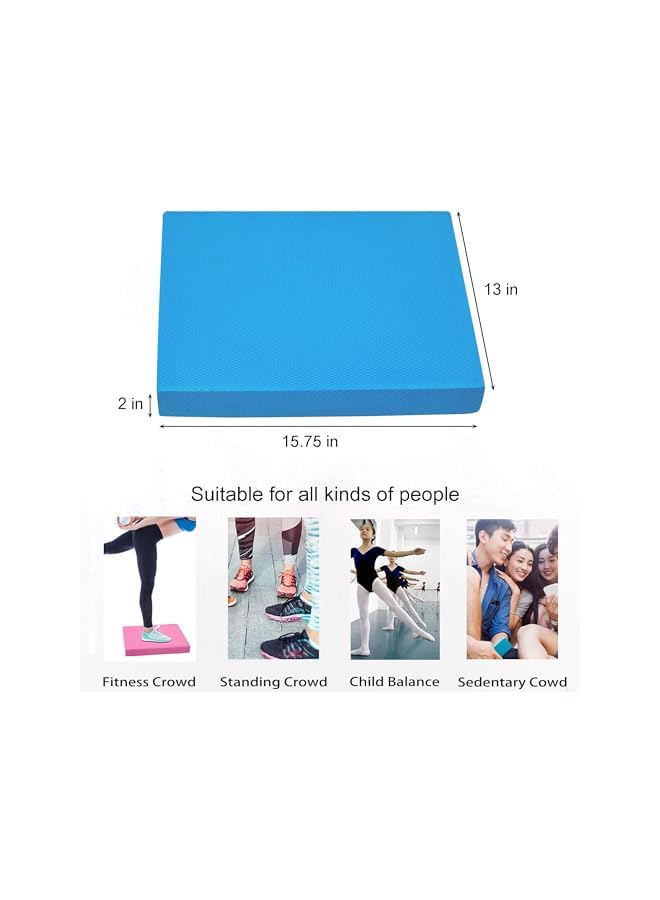 PROMASS وسادة توازن فوم، وسادات توازن للعلاج الطبيعي، حصيرة توازن، وسادة فوم للتوازن، للتدريب على اللياقة البدنية والثبات، اليوغا، العلاج الطبيعي - Image 2