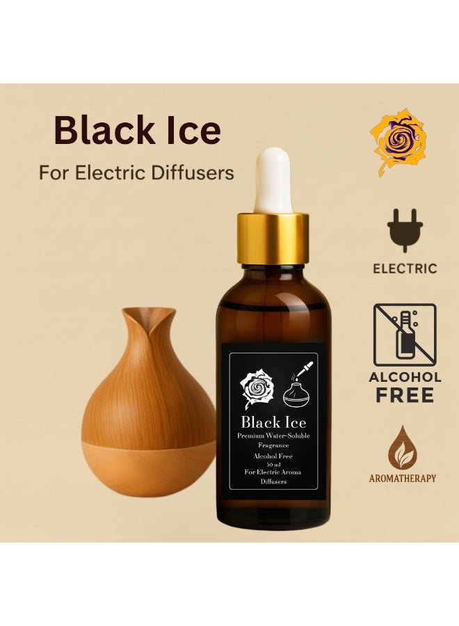 بلاك آيس عطر بلاك آيس المركز - ريفيل 50 مل للفواحات الكهربائية البخارية - خالٍ من الكحول - امن صحيا - مع ثبات طويل - Image 1
