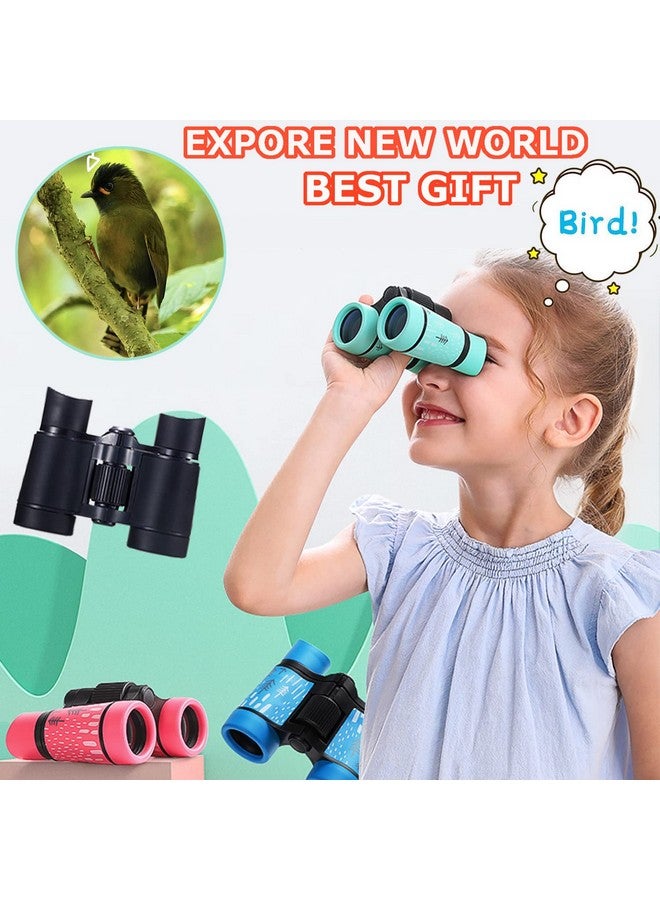 ARTOMIDE Kids Binoculars Best Gifts For 3-12 Years Boys Girls High-Resolution Optics Shockproof Mini Compact Binocuolar Toys Folding Small Telescope For Bird Watching Camping Outdoor Play - Image 2
