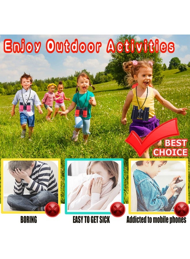 ARTOMIDE Kids Binoculars Best Gifts For 3-12 Years Boys Girls High-Resolution Optics Shockproof Mini Compact Binocuolar Toys Folding Small Telescope For Bird Watching Camping Outdoor Play - Image 3